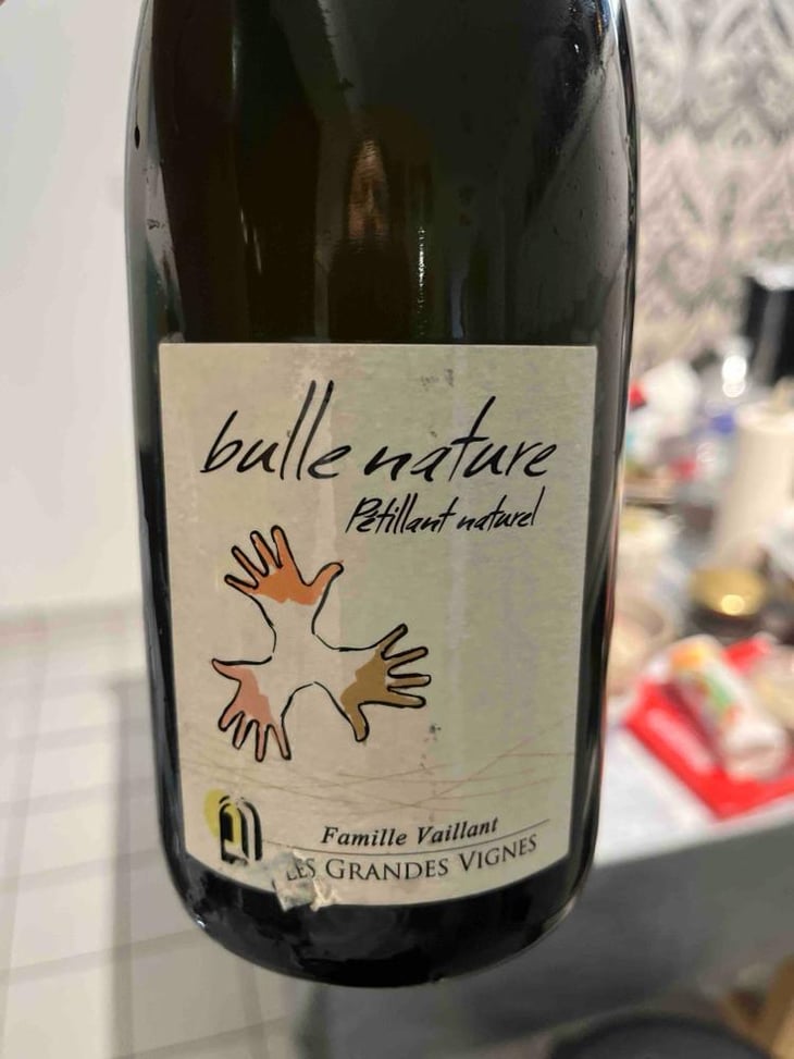 Bulle Nature Pet Nat blanc - Les Grandes Vignes - Laurence, Dominique & Jean-François Vaillant 