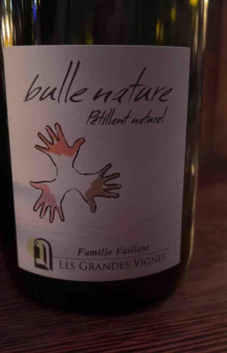 Bulle Nature Pet Nat blanc - Les Grandes Vignes - Laurence, Dominique & Jean-François Vaillant 
