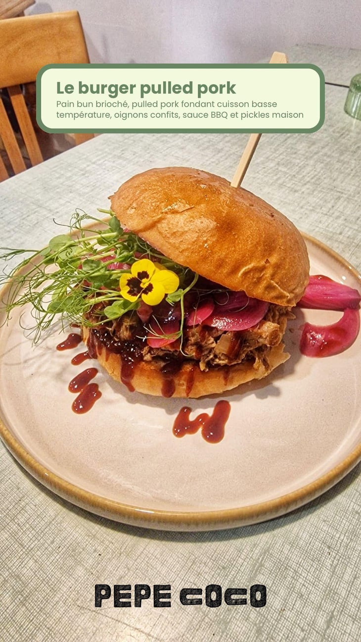 Burger Pulled Pork - PEPE COCO - 1361069
