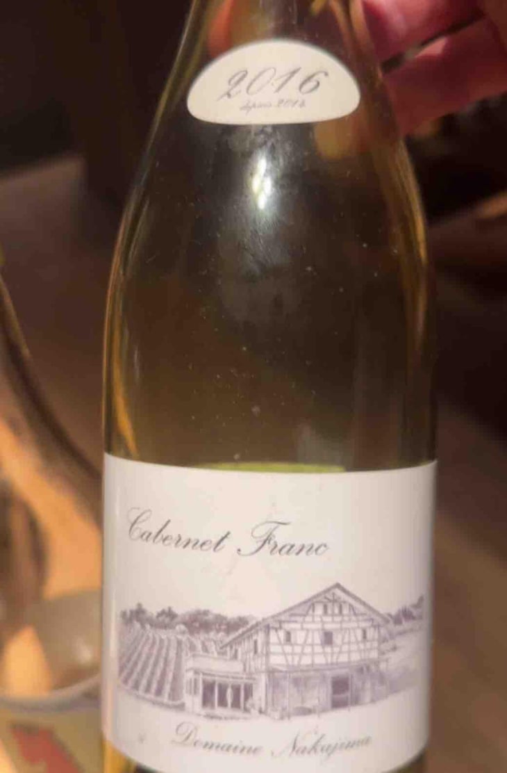 Cabernet Franc - Domaine Nakajima - Yutaka Nakajima 