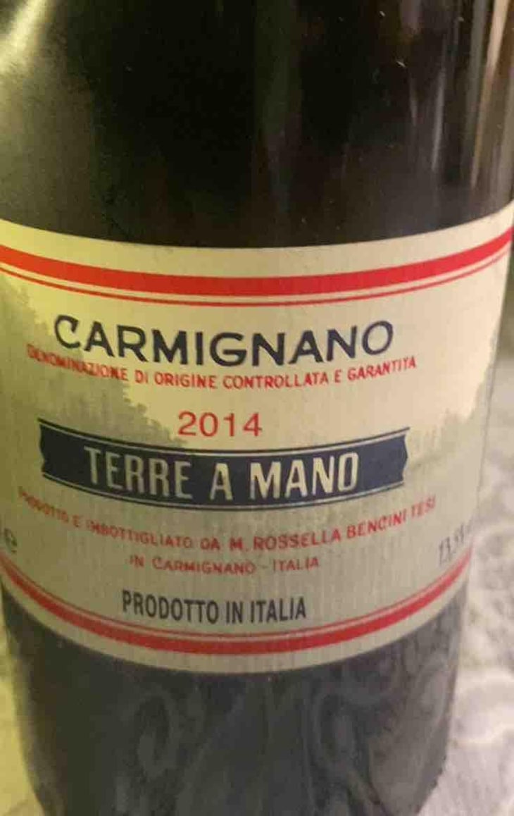 Carmignano - Fattoria di Bacchereto Terre a Mano - Maria Rossella Bencini Tesi 