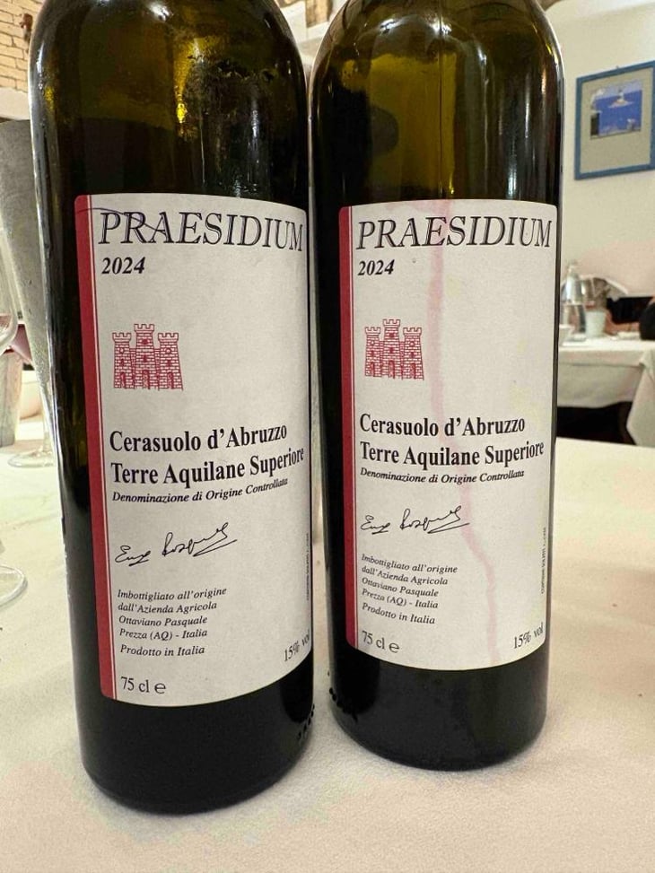 Cerasuolo d’Abruzzo Superiore DOC - Praesidium - Enzo, Lucia, Antonia et Ottaviano Pasquale 