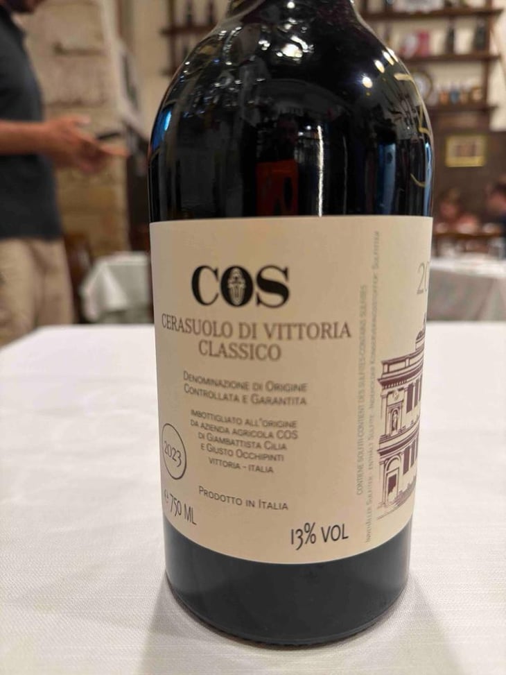 Cerauolo di Vittoria Classico delle Fontane - COS - Giambattista Cilia, Cirino Strano & Giusto Occhipinti 
