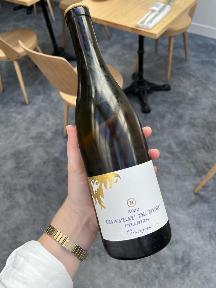 Chablis "Orangerie" - Château de Béru - Athénaïs de Béru 