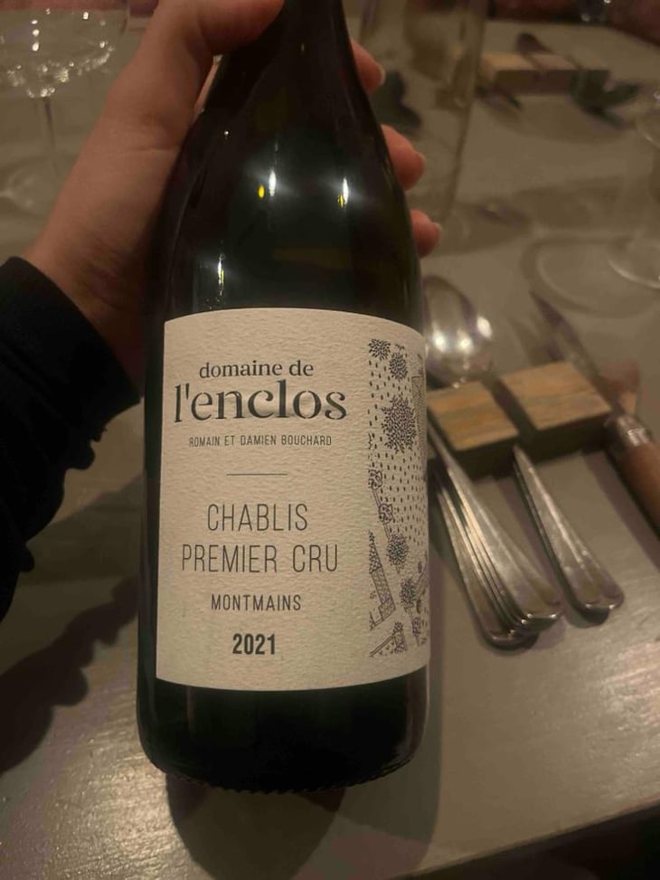 Chablis Premier Cru Vau de Vey - Domaine de l’Enclos - Romain & Damien Bouchard -2020