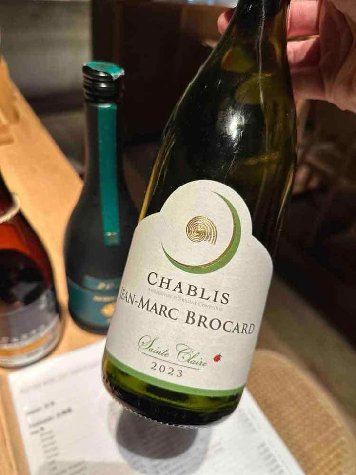 Chablis Sainte Claire - Jean-Marc Brocard - Julien Brocard -2023