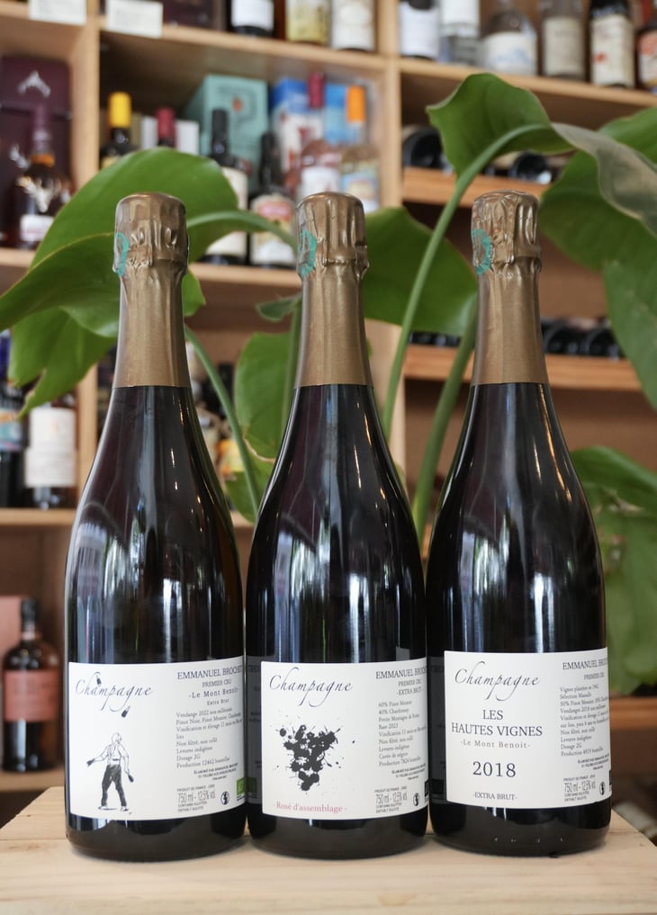 Champagne Emmanuel Brochet "Les Hautes Vignes" Extra Brut - Emmanuel Brochet - Emmanuel Brochet -2017
