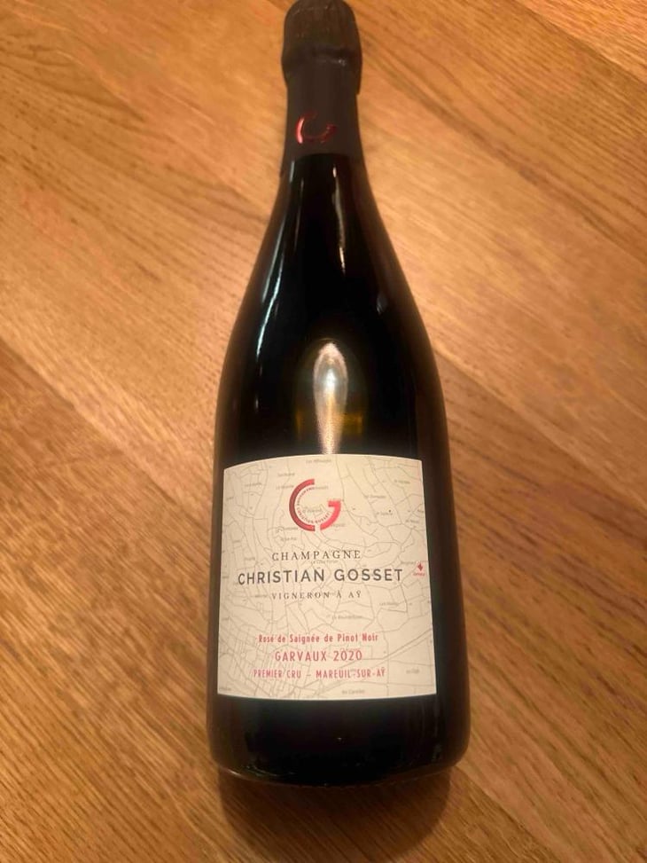 Garvaux Rosé de Saignée de Pinot Noir - Champagne Christian Gosset - Christian Gosset -2020