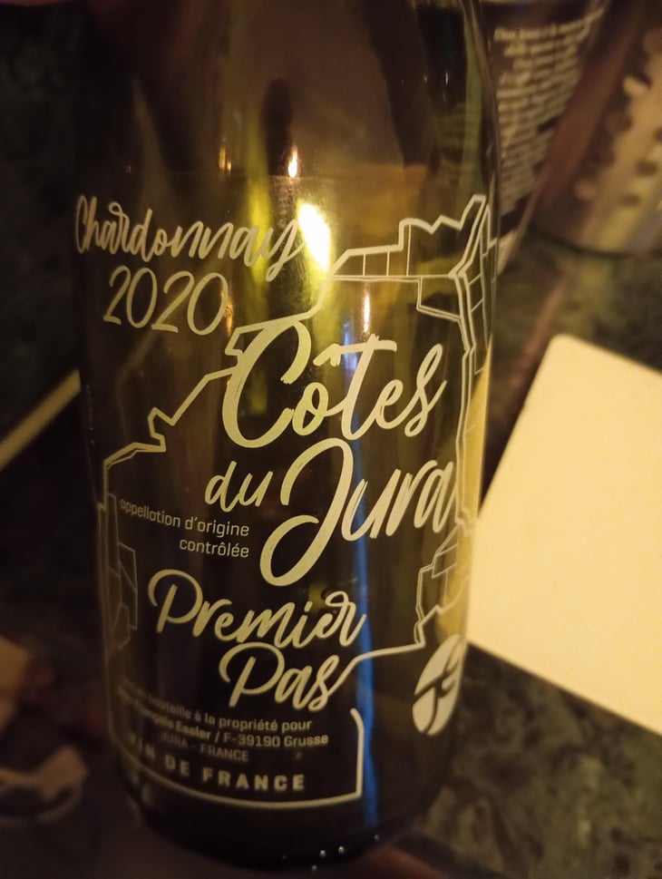 Chardonnay jura Premiere pas - Domaine Jean francois essler - Jf essler -2020