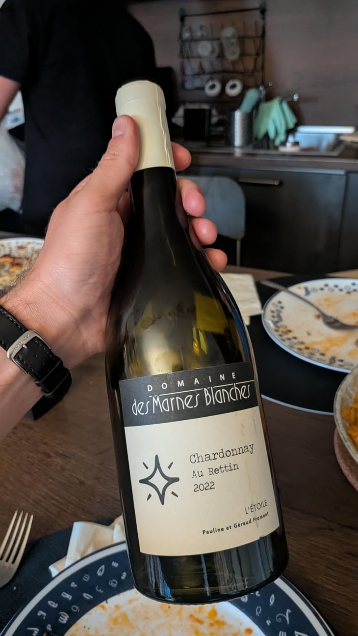 Chardonnay La Combette - Domaine Des Marnes Blanches - Pauline & Géraud Fromont -2022