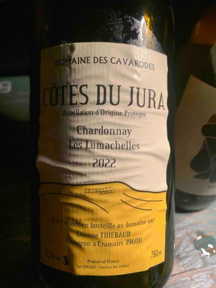 Chardonnay Les Lumachelles - Domaine des Cavarodes - Etienne Thiebaud 