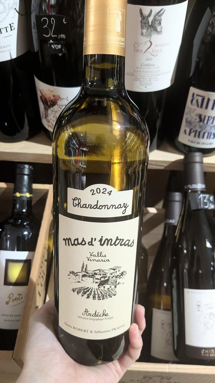 Chardonnay - Mas D'Intras - Sébastien Pradal & Denis Robert 