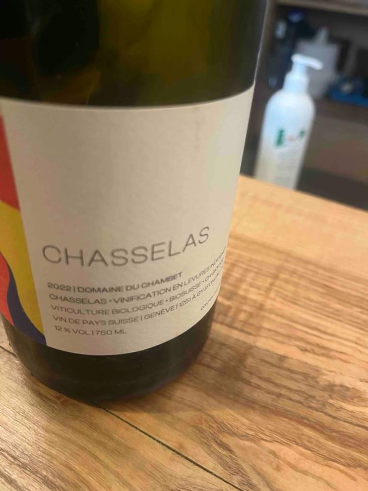 Chasselas - Domaine du Chambet - Anthony Fonjallaz -2022