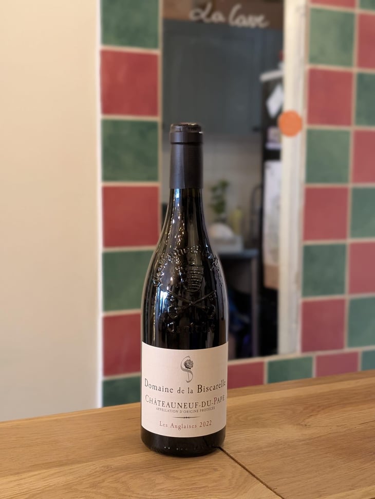 Chateauneuf du pape les anglaises - domaine de la biscarelle - jerome grieco -2022