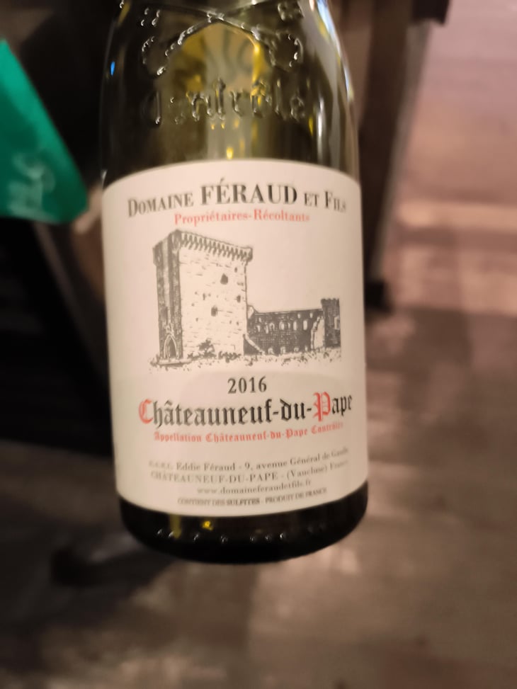 Châteauneuf-du-Pape rouge - Domaine Féraud et Fils - Yannick Féraud -2020