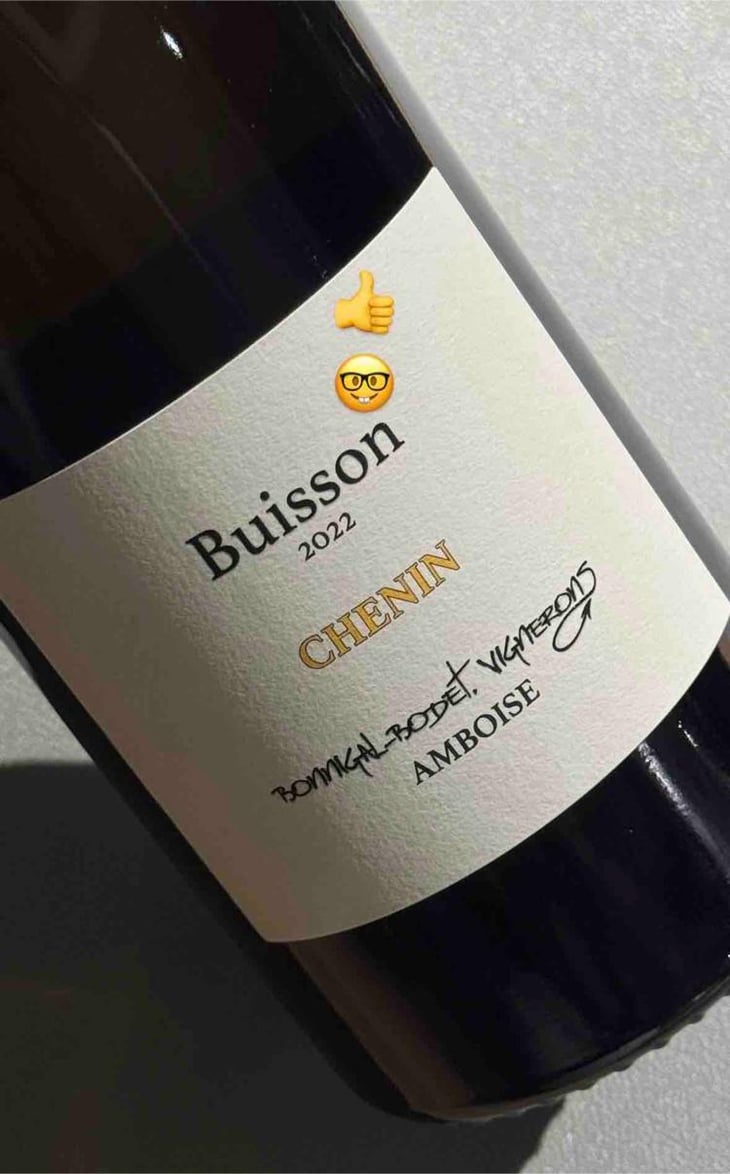 Chenin "Le Buisson" Amboise - Domaine Bonnigal-Bodet - Jean-Baptiste Bonnigal & Stéphane Bodet -2022