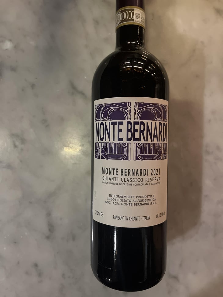 Chianti Classico Riserva - Monte Bernardi - Michael Schmelzer -2021