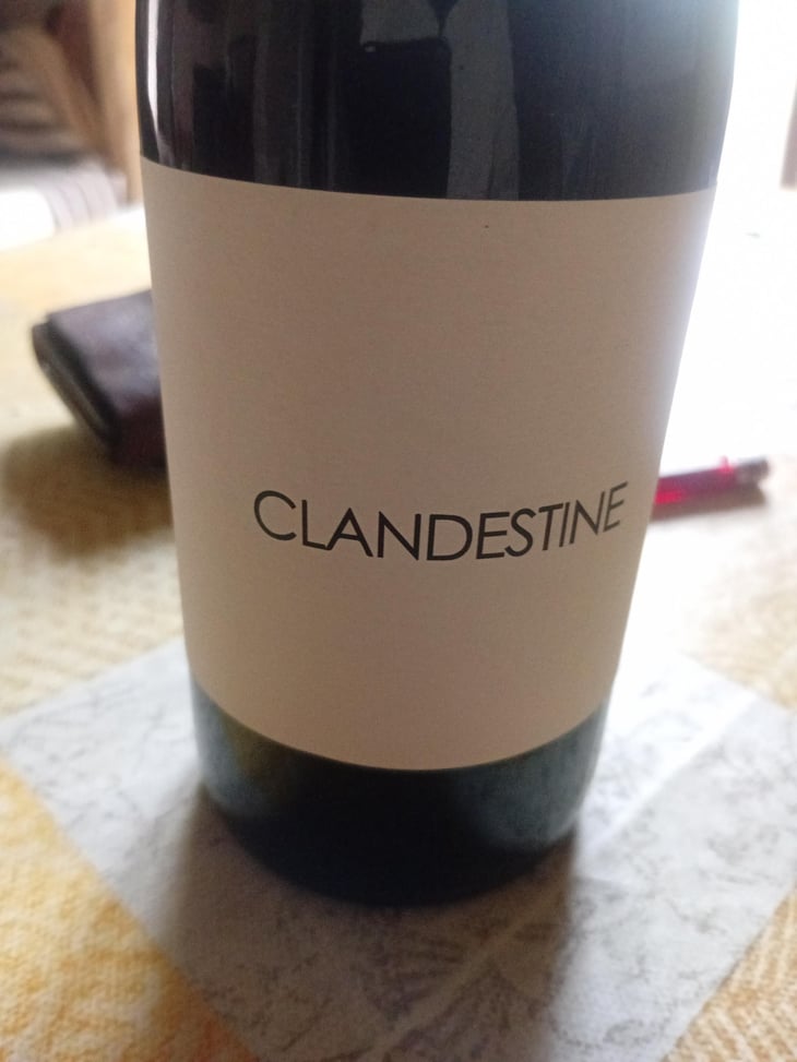 Clandestine (rouge) - Domaine de Mena - Sébastien Agelet 