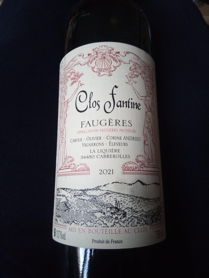 Clos Fantine - Clos Fantine - Carole, Olivier & Corine Andrieu -2020