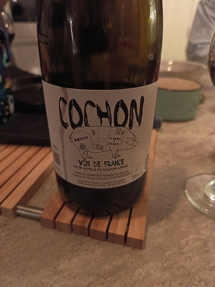 Cochon - Domaine de Sulauze - Karina & Guillaume Lefèvre 