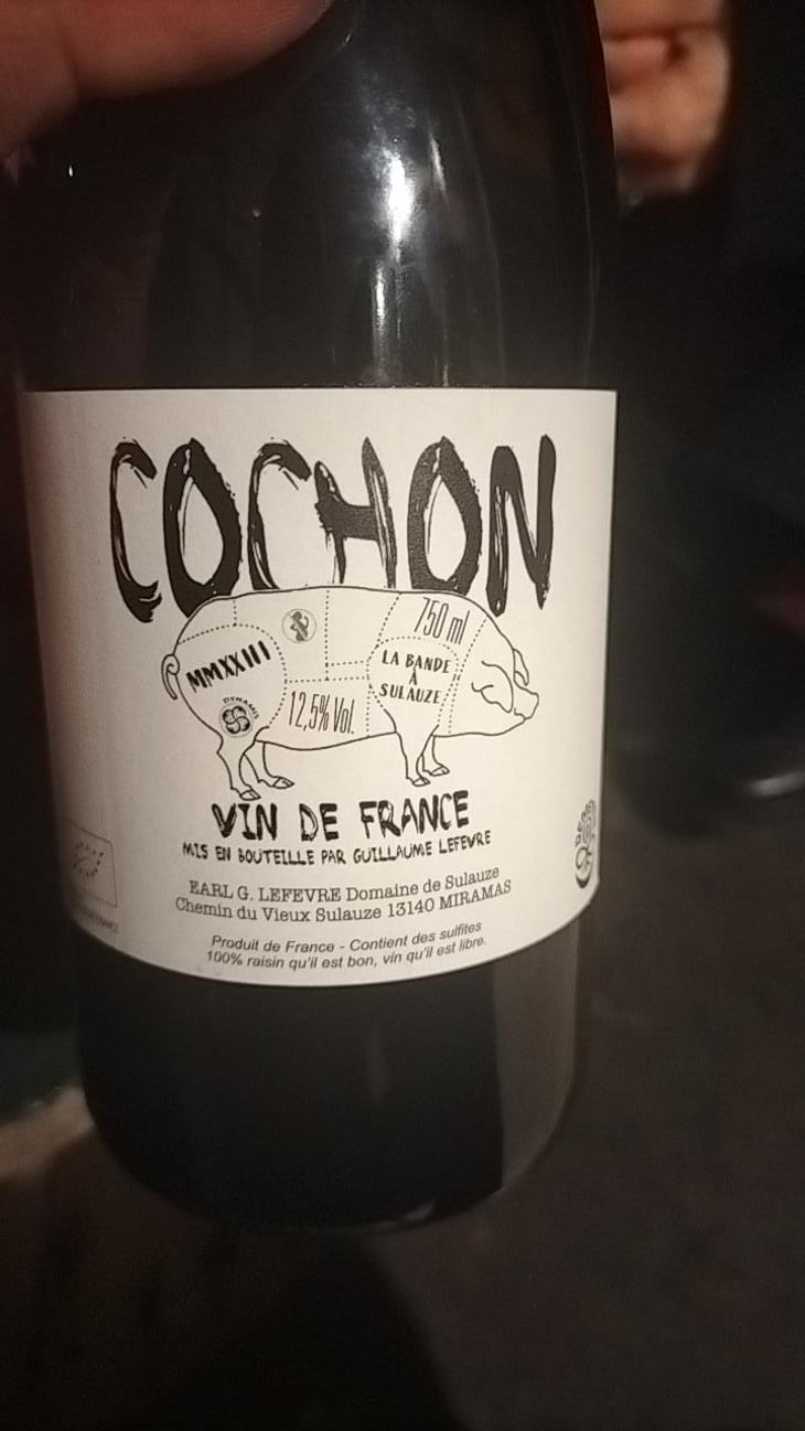 Cochon - Domaine de Sulauze - Karina & Guillaume Lefèvre 
