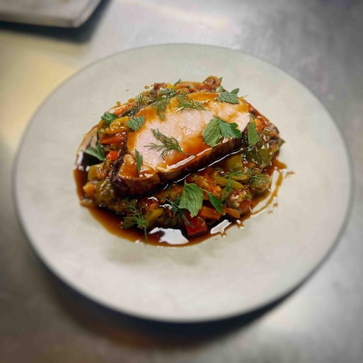 Cochon - Ratatouille - Jus - Cinq Mains - 5inq mains - 1388363