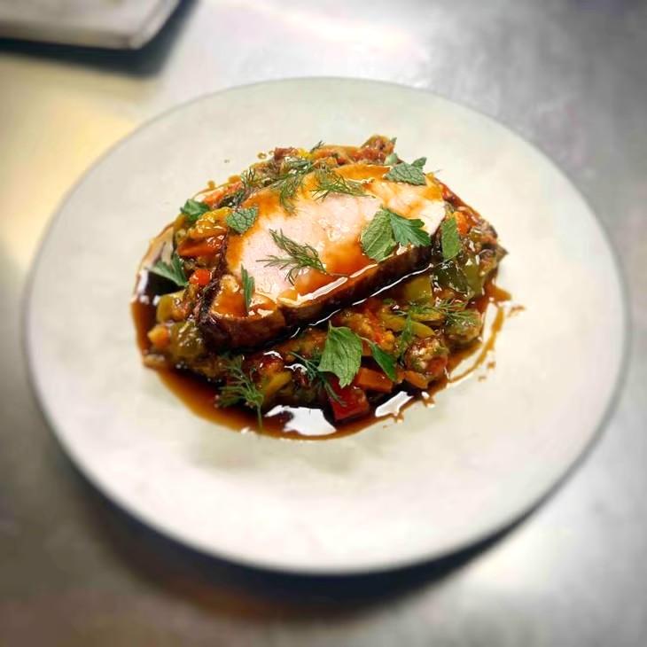 Cochon - Ratatouille - Jus - Cinq Mains - 5inq mains - 1396238