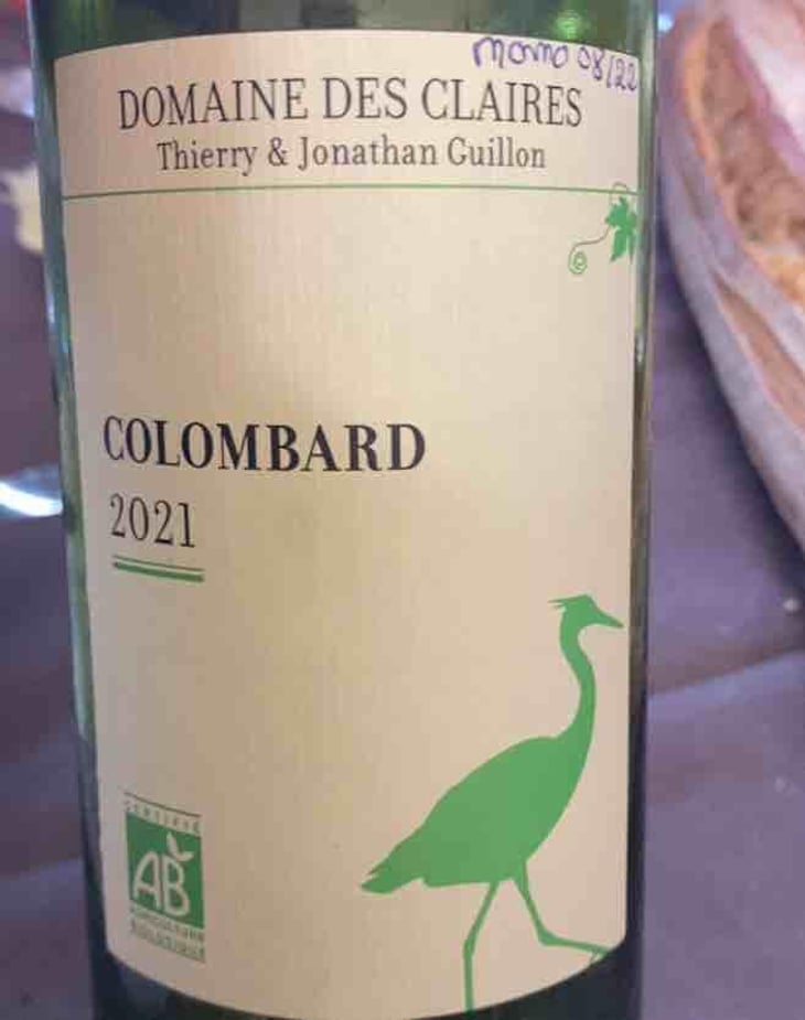 Colombages - Domaine Des Claires - Thierry & Jonathan Guillon -2021