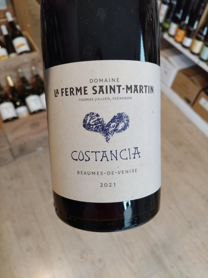 Costancia - La Ferme Saint-Martin - Les Vins de Thomas - Sophie & Thomas Jullien 