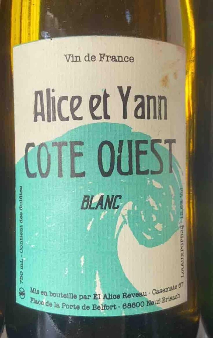 Côte Ouest Blanc - Alice et Yann - Alice Reveau et Yann Bury -2023