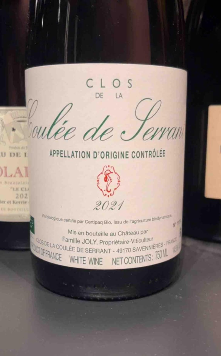 Coulée de Serrant - Château de la Roche Aux Moines - Coulée de Serrant - Virginie & Nicolas Joly 