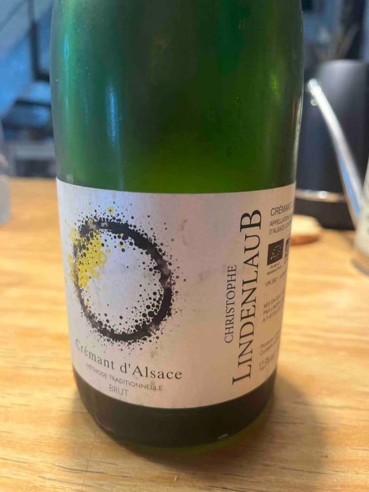 Crémant D’Alsace (new label) - Lindenlaub - Christophe Lindenlaub 