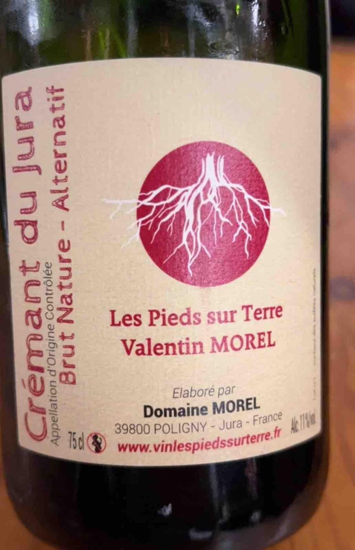 Crémant du Jura Rosé - Les Pieds Sur Terre - Valentin Morel 