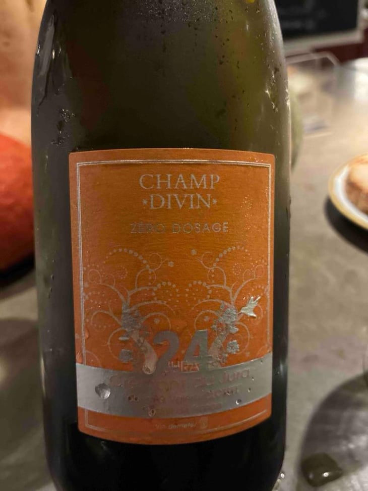 Cremant Du Jura, Zero Dosage - Champ Divin - Fabrice & Valérie Closset 