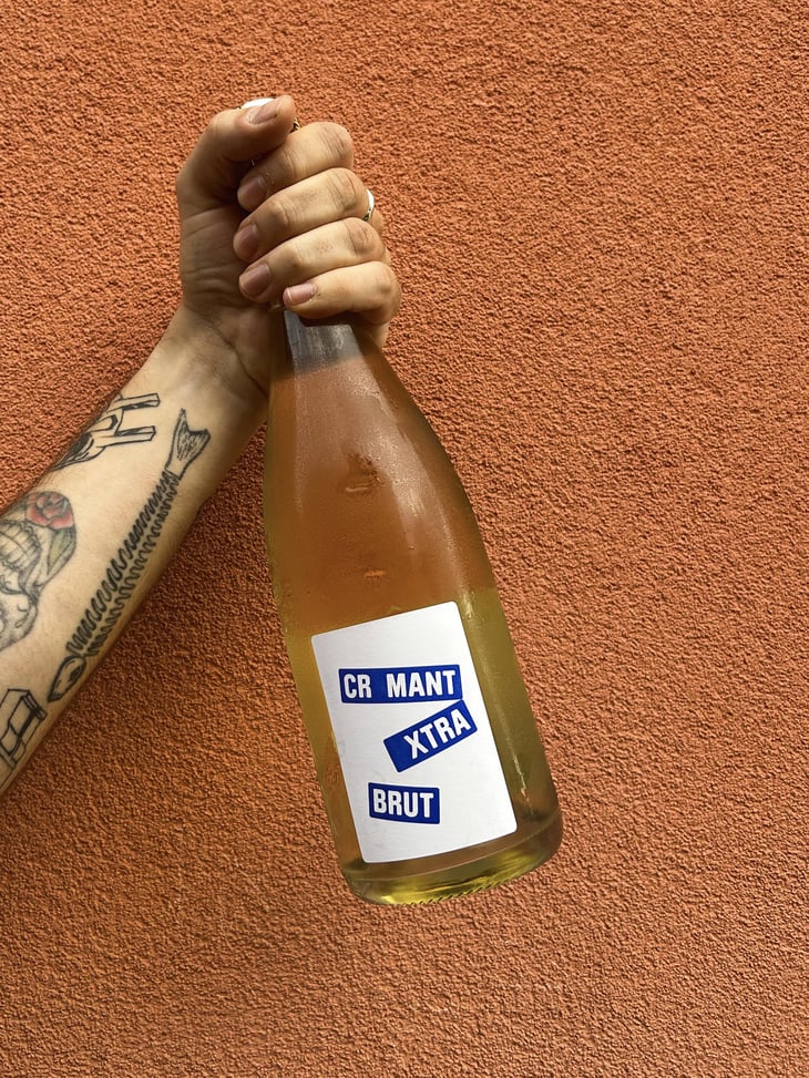 Crémant Extra Brut - Pépin Vin - Jean Dietrich, Pierre Dietrich, Sarah Hilzendeger, Pierre Sanchez, & Xavier Couturier 