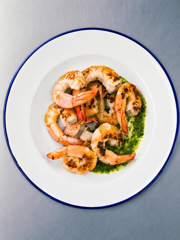 Crevettes Sautées Au Pesto - LA POISSONNE ... - 1355708