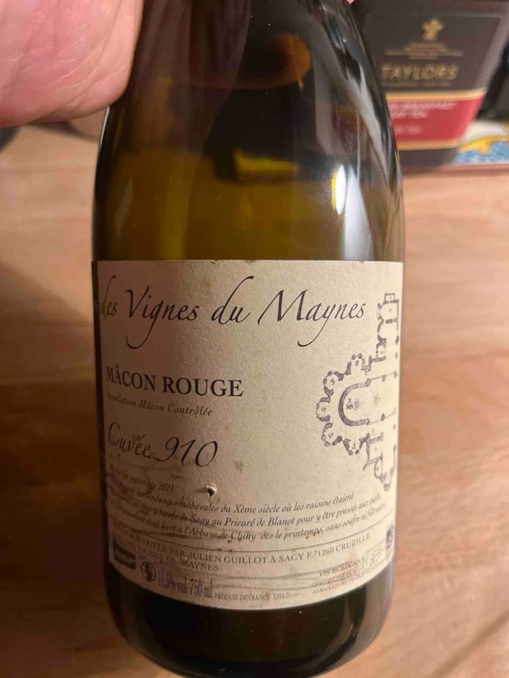 Cuvée 910 - Clos des Vignes du Maynes - Julien Guillot 