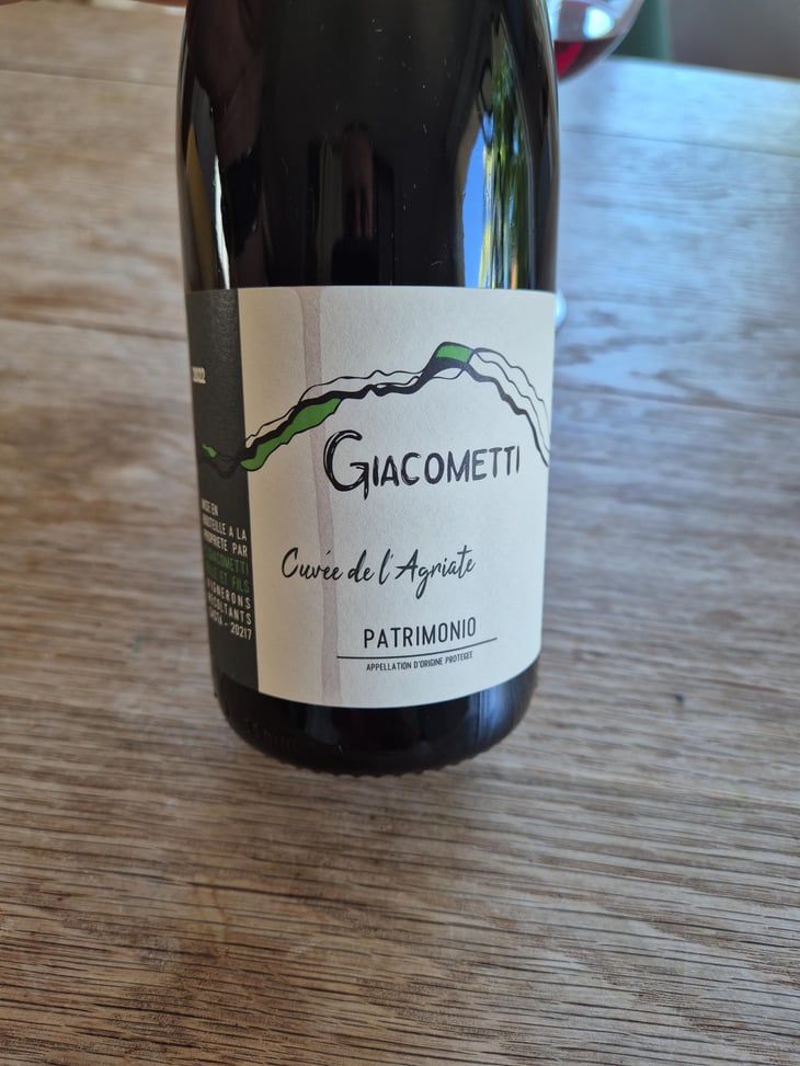 Cuvée de l'Agriate - Giacometti - Giacometti -2022