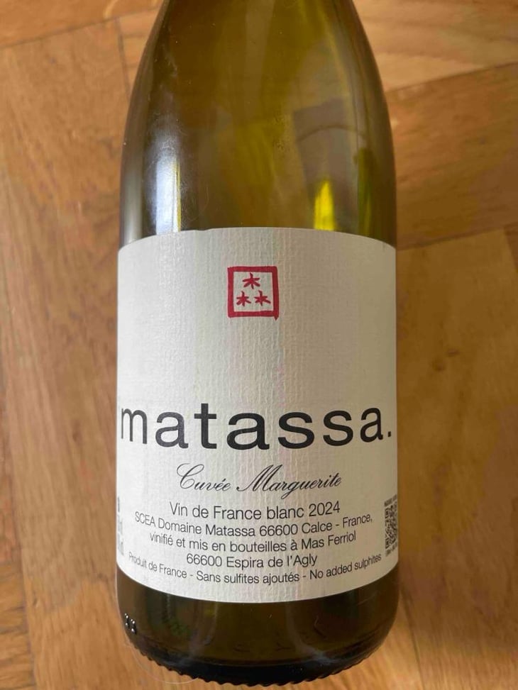Cuvée Marguerite - Domaine Matassa - Tom Lubbe 