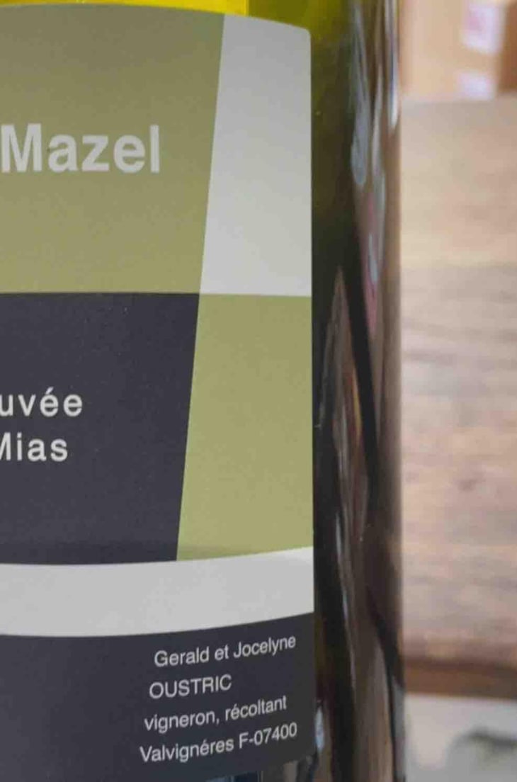 Cuvée Mias - Le Mazel - Gérald & Jocelyne Oustric 