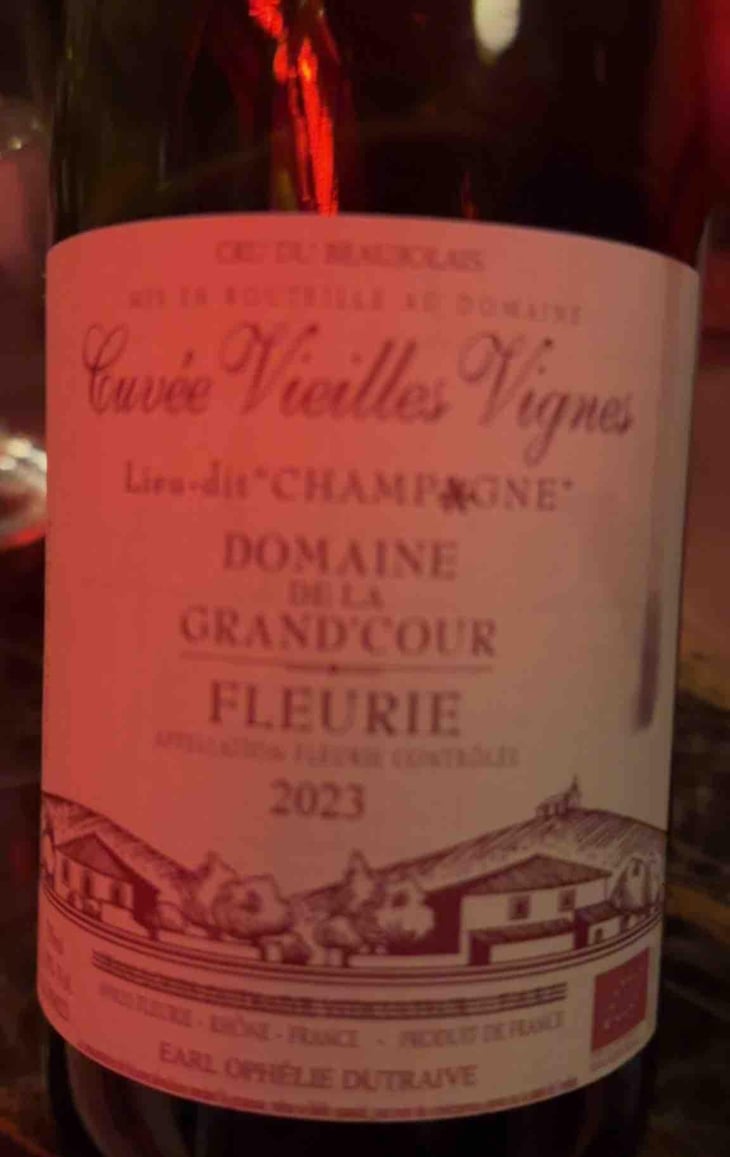 Cuvée Vieilles Vignes "Champagne" - Domaine de la Grand'Cour - Jean-Louis Dutraive 