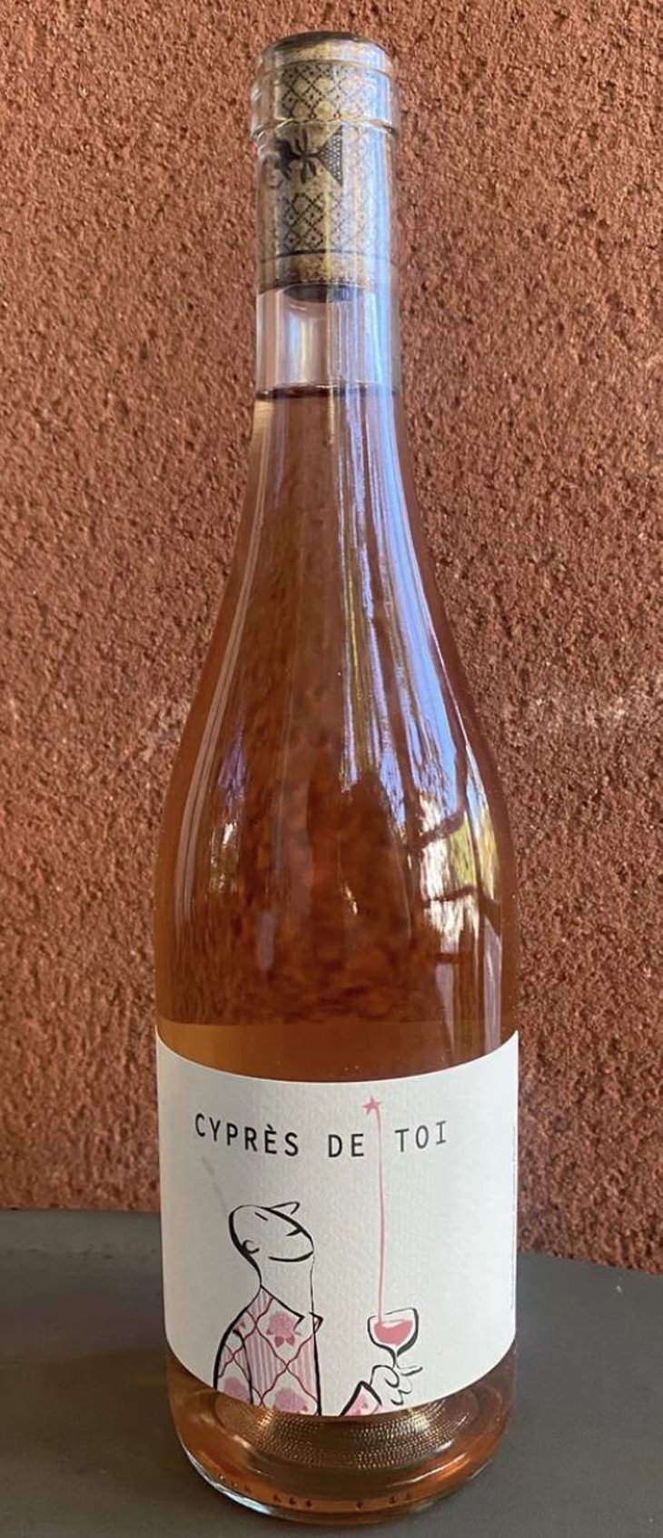 Cyprès de Toi (Rosé) 2025 - Fond Cyprès - Rodolphe Gianesini & Laetitia Ourliac 