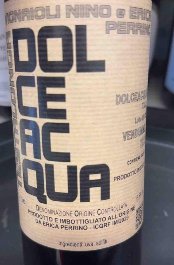 Dolceaqua - Testalonga - Antonio & Erica Perrino 