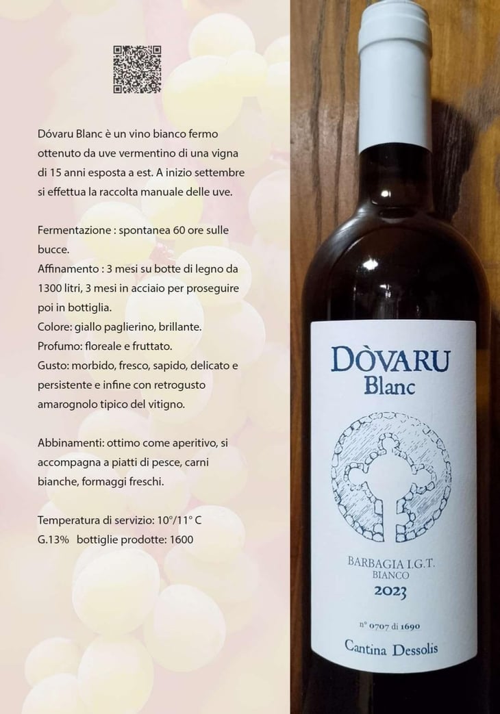 Dòvaru - Cantina Dessolis - Stefano Dessolis -2025