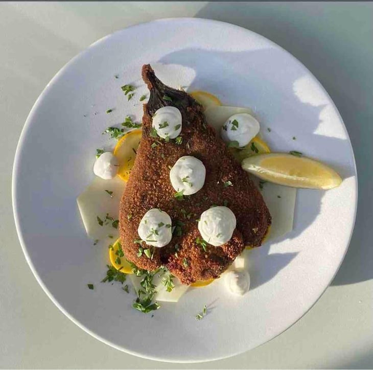 Eggplant-Schnitzel/Turnip Cabage/Zucchini - Restaurant Löscher - 1393075