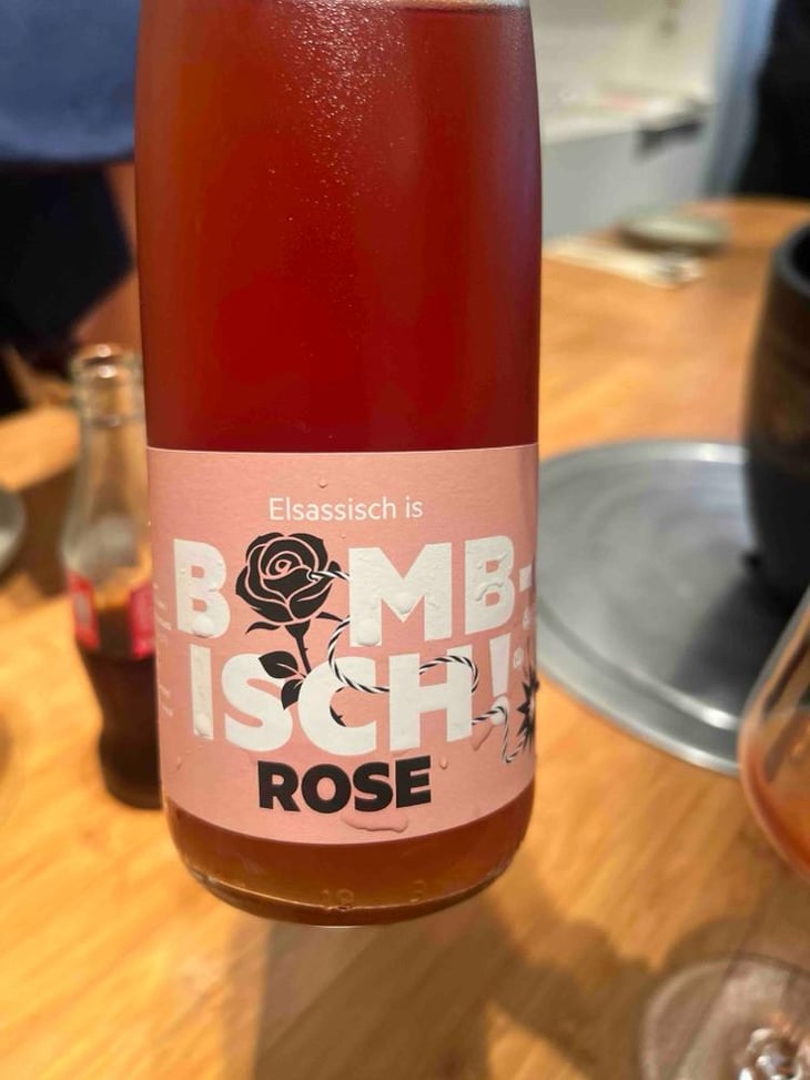 Elsassich is Bombisch Rose - Domaine Christian Binner - Christian Binner et son équipe -2023