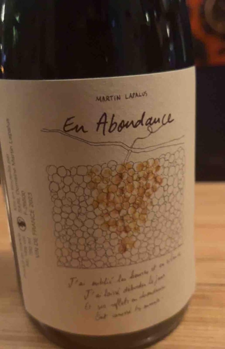 En Abondance - Domaine Martin Lapalus - Martin Lapalus -2023
