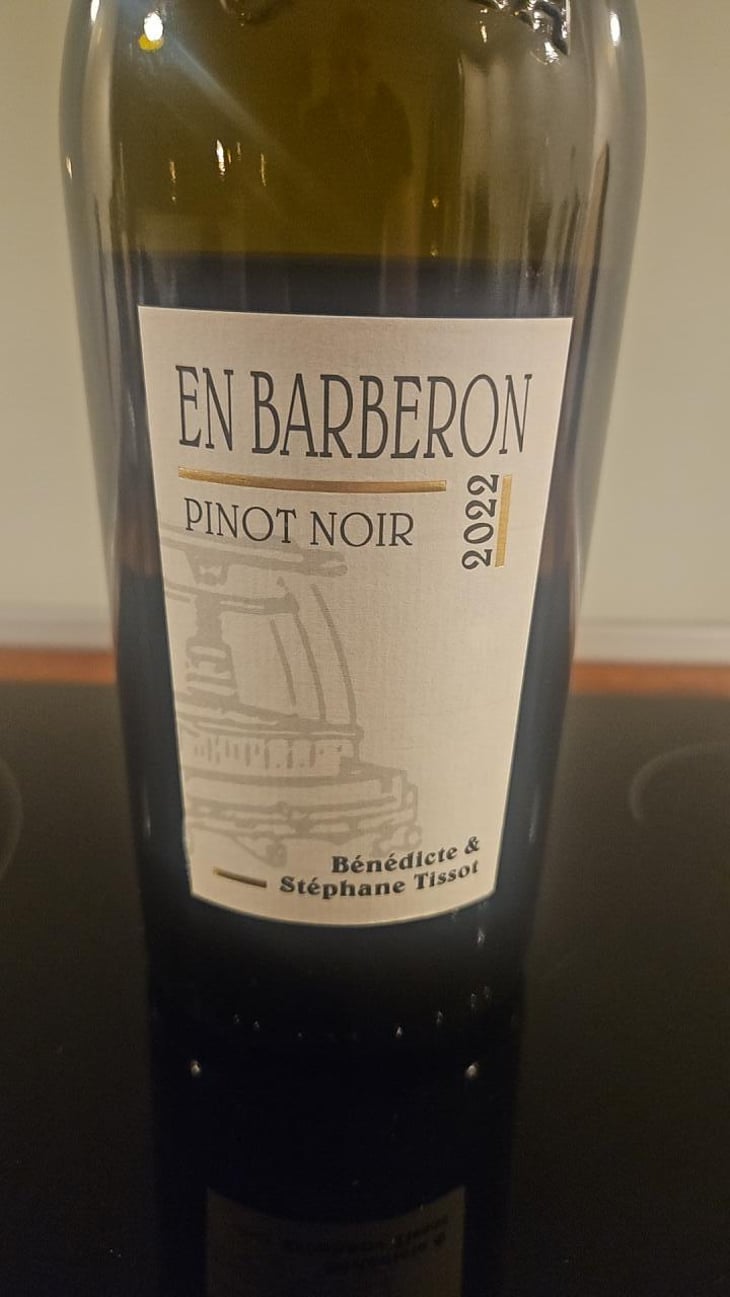 En Barberon Pinot Noir - Domaine André & Mireille Tissot - Bénédicte & Stéphane Tissot -2019