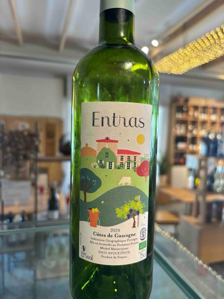 Entras blanc - Domaine Entras - Michel Maestrojuan -2021