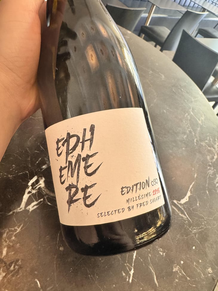 Éphémère 016 - Champagne Savart - Frederic Savart -2016